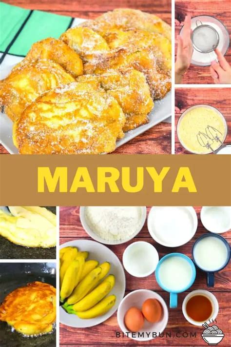 how to make maruya.